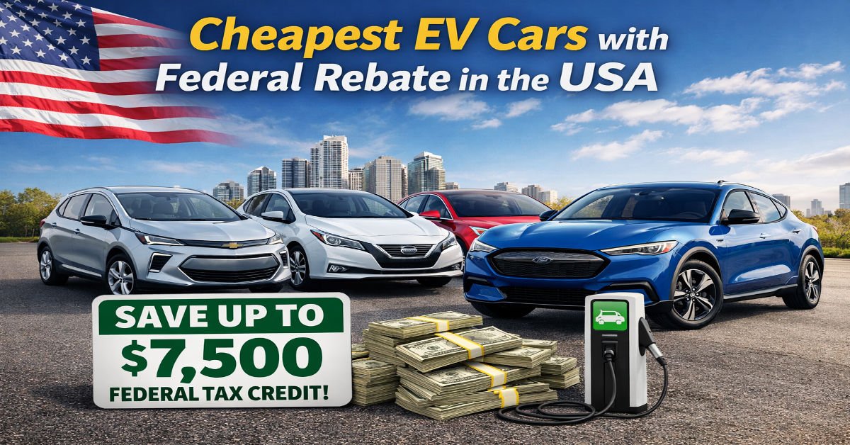Cheapest EV Cars With Federal Rebate in the USA