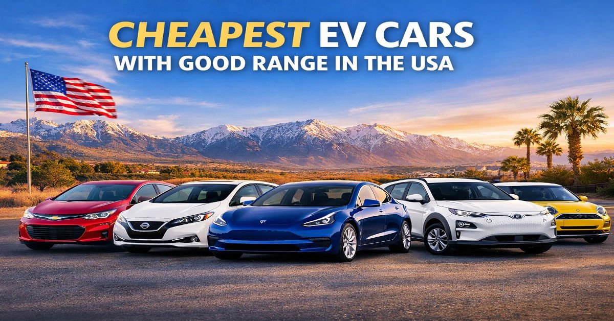 Cheapest EV Cars With Good Range in the USA