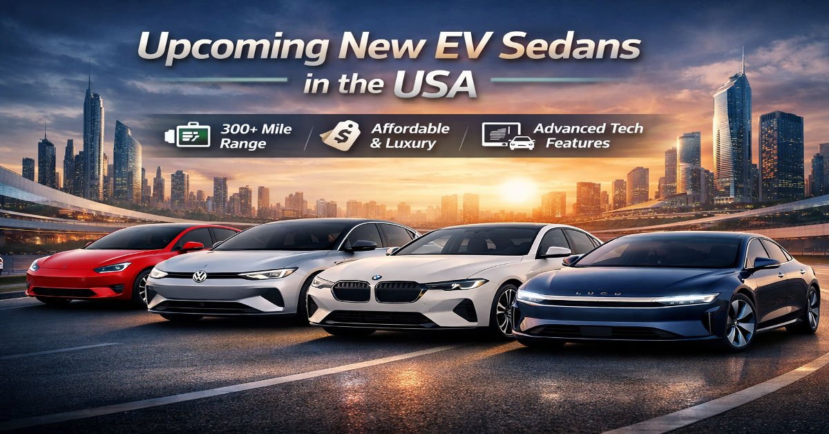 Explore upcoming new EV sedans in the USA