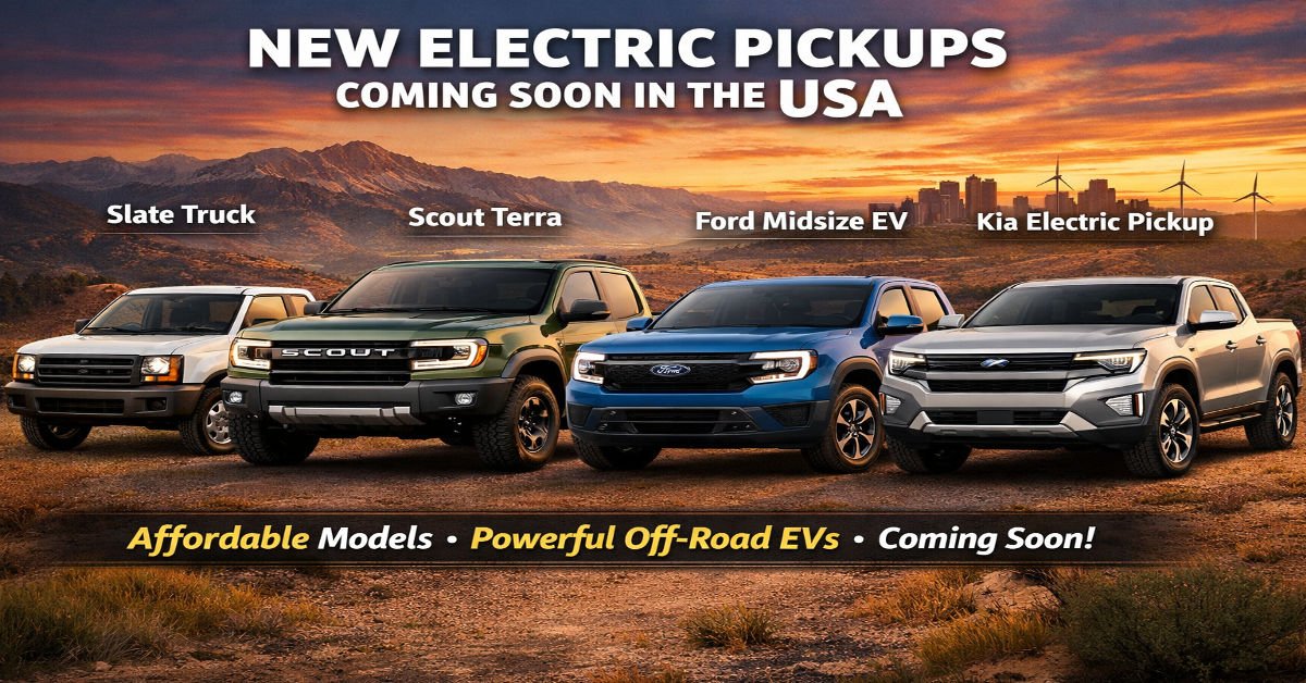 Explore upcoming electric pickups in the USA