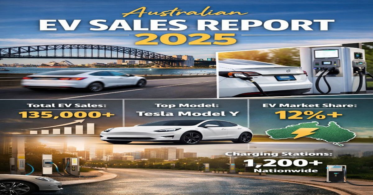 Australian EV sales report 2025