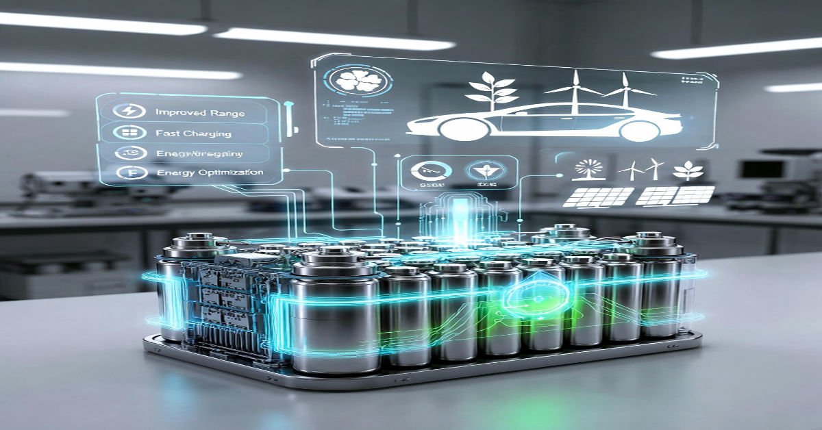 EV battery efficiency breakthroughs improving range.