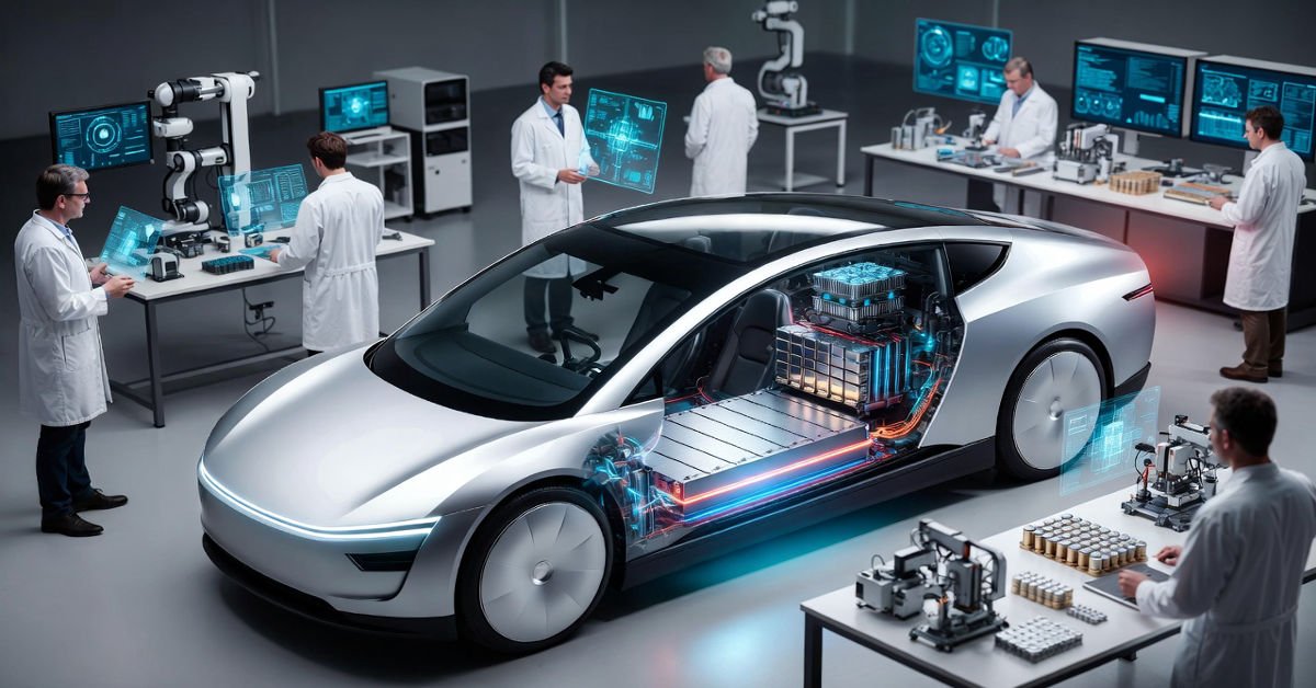 Electric vehicle solid-state battery