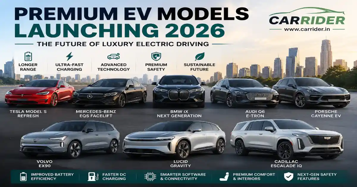 Premium EV Models Launching in 2026.